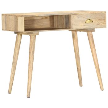 Mesa Consola De Madera Maciza De Mango 90x45x75 Cm Vidaxl