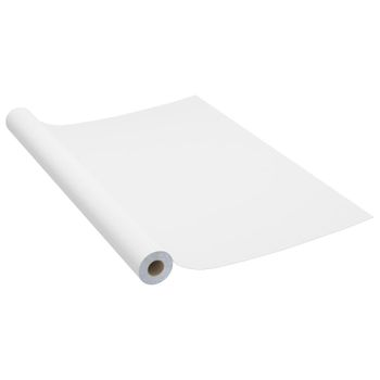 Láminas Autoadhesivas Muebles Pvc Blanco 500x90 Cm Vidaxl