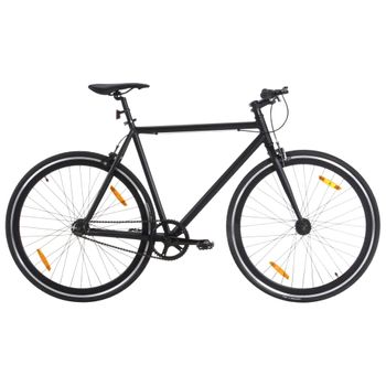 Bicicleta De Piñón Fijo Negro 700c 59 Cm Vidaxl