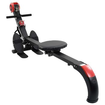 Máquina de remo, Plegable, Volante de inercia 6 kg, 8 niveles de  resistencia, Máx. 120 kg, Negro, RowFit