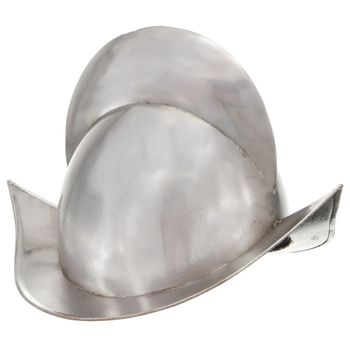 Réplica De Casco De Caballero Medieval Antiguo Larp Acero Plata Vidaxl