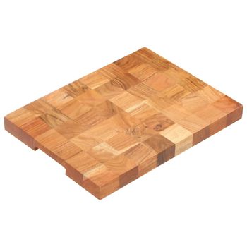 Tabla De Cortar De Madera Maciza De Acacia 40x30x3,8 Cm Vidaxl