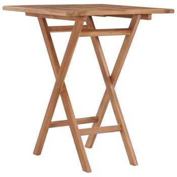 Mesa Plegable Balcón Nina Acacia Maciza 70 X 45 X 74 Cm Ldk Garden con  Ofertas en Carrefour