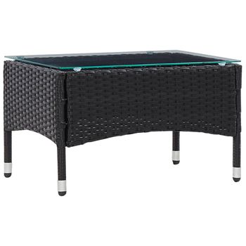 Mesa Rectangular Patas Plegables Negro Lifetime 182 X 76 X 73,5 Cm