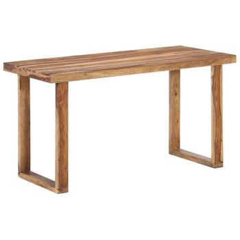 Mesa De Comedor De Madera Maciza De Sheesham 140x70x76 Cm Vidaxl