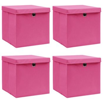 Caja Para Juguetes Retales 60x39x39 Cm Rosa Worl230004 Worlds Apart con  Ofertas en Carrefour