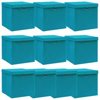 Cajas De Almacenaje 4 Uds Tela Verde 32x32x32 Cm Vidaxl con Ofertas en  Carrefour