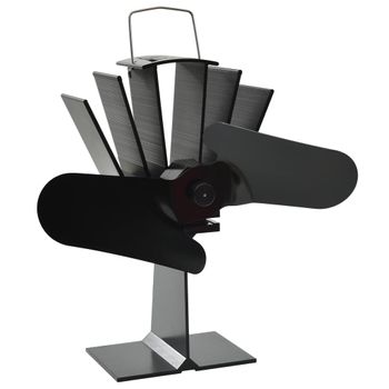 Ventilador De Estufa Accionado Por Calor 3 Aspas Negro Vidaxl con Ofertas  en Carrefour