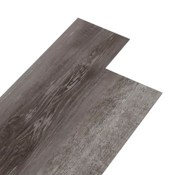 Lamas Para Suelo De Pvc Autoadhesivas Madera A Rayas 5,02m² 2mm Vidaxl