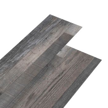 Lamas Para Suelo No Autoadhesivas Pvc Madera Industrial 5,26 M² Vidaxl