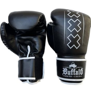 Guantes De Boxeo Buffalo Outrage Blanco Y Negro 10oz