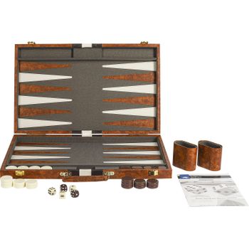 Backgammon Búfalo Piping Marrón 38 X 48 Cm