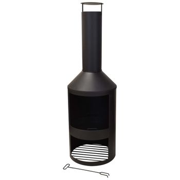 Chimenea De Metal 134 Cm Progarden