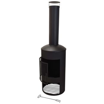 Chimenea De Metal 158 Cm Progarden