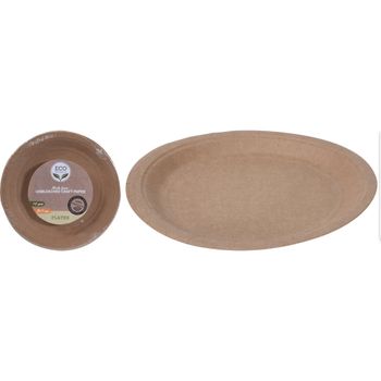 Platos Carton 22 Cm Lote 10 Ecofriendly - Neoferr