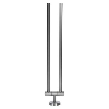 Toallero Doble Acero Inoxidable 50 Cm Bathroom Solutions