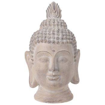 Cabeza Decorativa De Buda 31x29x53,5 Cm Progarden