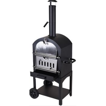 Barbacoa De Carbón Lolahome Con Parrilla De Acero, 57x38x80 Cm, Negra con  Ofertas en Carrefour