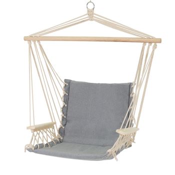 Silla Colgante Con Soporte Gris Ecd Germany