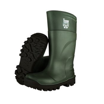 Bota Alta De Goma Impermeable Verde Para Trabajo Thermo S5