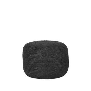 Puf Jute Negro 50x35 Cm Label51