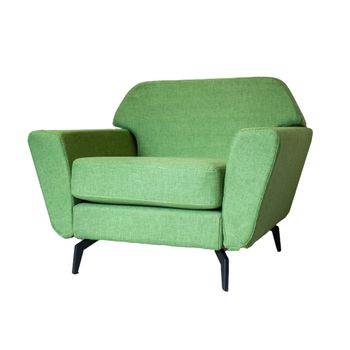 Sillón De Tela Roger 81 X 107 X 85 - Verde