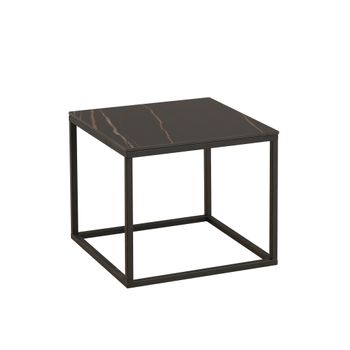 Mesa Auxiliar Metal Fien 50 X 50 X 44 Cm - Negro