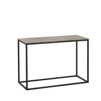 Mesa Auxiliar Metal Fien 100 X 40 X 70 Cm - Gris