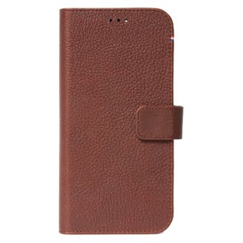 Funda Iphone 12 / 12 Pro Cuero Antigolpes Tarjetero Soporte Decoded - Marrón