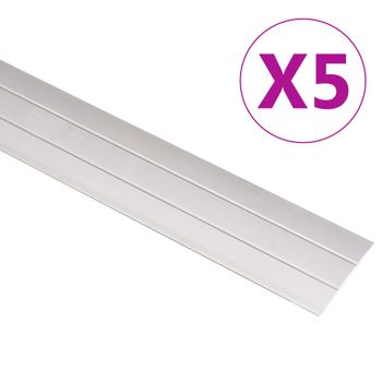 Perfiles De Suelo 5 Unidades Aluminio Dorado 134 Cm Vidaxl