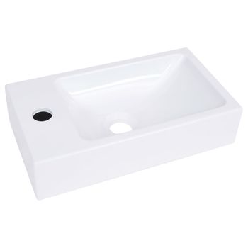 Lavabo Smc Blanco 400x220x90 Mm Vidaxl