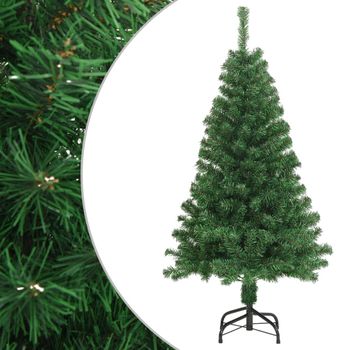 Árbol De Navidad Artificial Con Ramas Gruesas Pvc Verde 150 Cm Vidaxl