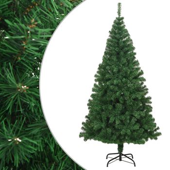 Árbol De Navidad Artificial Con Ramas Gruesas Pvc Verde 180 Cm Vidaxl