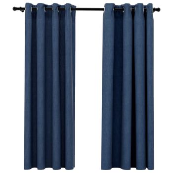 Las mejores ofertas en Cortinas de terciopelo azul, cortinas y