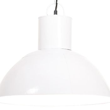 Lámpara Colgante Redonda 25 W Blanca 48 Cm E27 Vidaxl