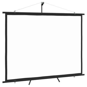 Pantalla para proyector - DURONIC Duronic TPS50 Pantalla Proyección Trípode  - Full 4K HD y 3D, 50” 4:3 (102 cm X 76 cm)