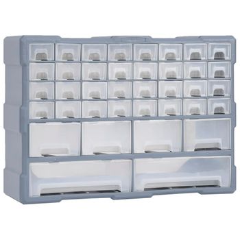 Organizador Multicajones Con 38 Cajones 52x16x37,5 Cm Vidaxl