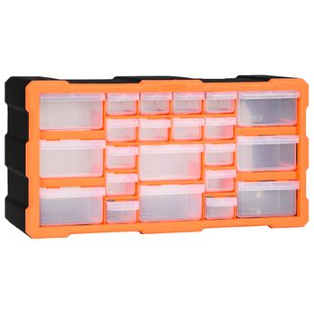 Organizador Multicajones Con 22 Cajones 49x16x25,5 Cm Vidaxl