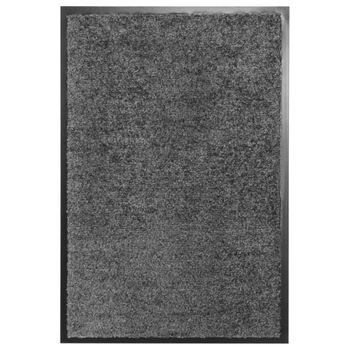 Felpudo Lavable Gris Antracita 40x60 Cm Vidaxl