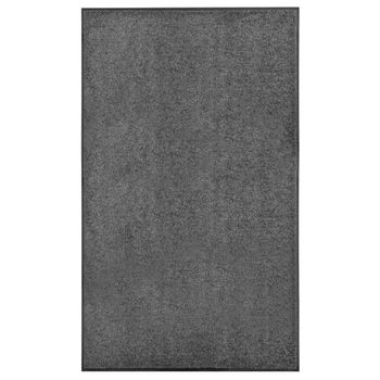 Felpudo Lavable Gris Antracita 90x150 Cm Vidaxl