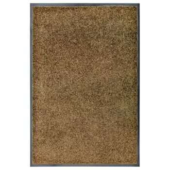 Felpudo Lavable Marrón 60x90 Cm Vidaxl