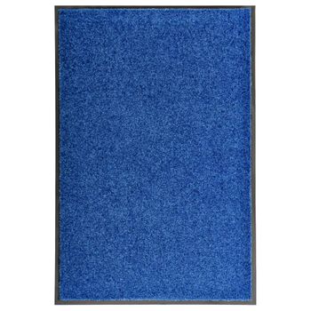 Felpudo Lavable Azul 60x90 Cm Vidaxl