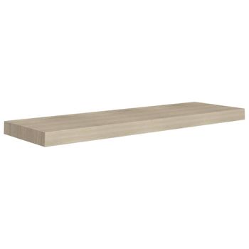 vidaXL Estantería esquina pared madera roble ahumado 20x20x127,5 cm