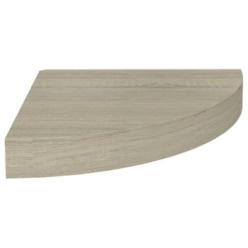 Estante flotante pared 4 uds color roble MDF 60x23,5x3,8 cm - referencia  Mqm-323876