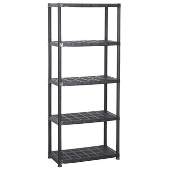 Estantería Escalera 4 Niveles Metal Negro Vidaxl con Ofertas en Carrefour