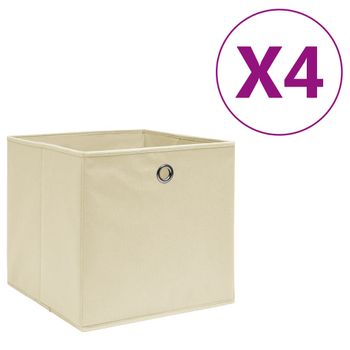 Cajas De Almacenaje 2 Unidades Tela Gris 70x40x18 Cm Vidaxl con Ofertas en  Carrefour