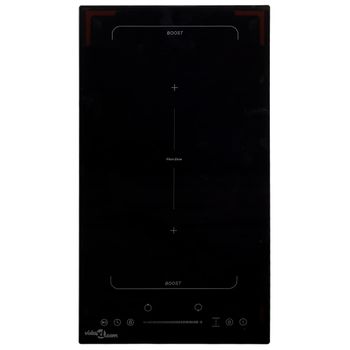 Placa vitrocerámica vidaXL inducción 4 Zonas 60cm 7000W Negro - Fogones -  Los mejores precios