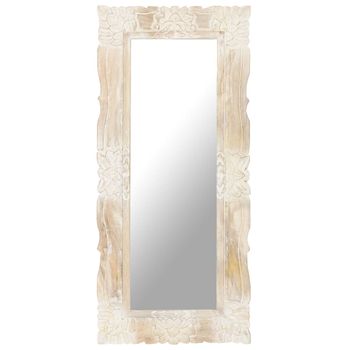 vidaXL Espejo de pared estilo barroco blanco 100x50 cm - VX243679 - Epto