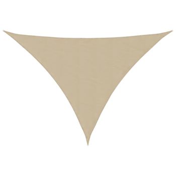 TOLDO VELA TRIANGULAR 5X5X5 MT BEIGE DONNA GARDEN