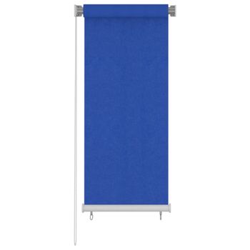 Persiana Enrollable De Jardín Hdpe Azul 60x140 Cm Vidaxl